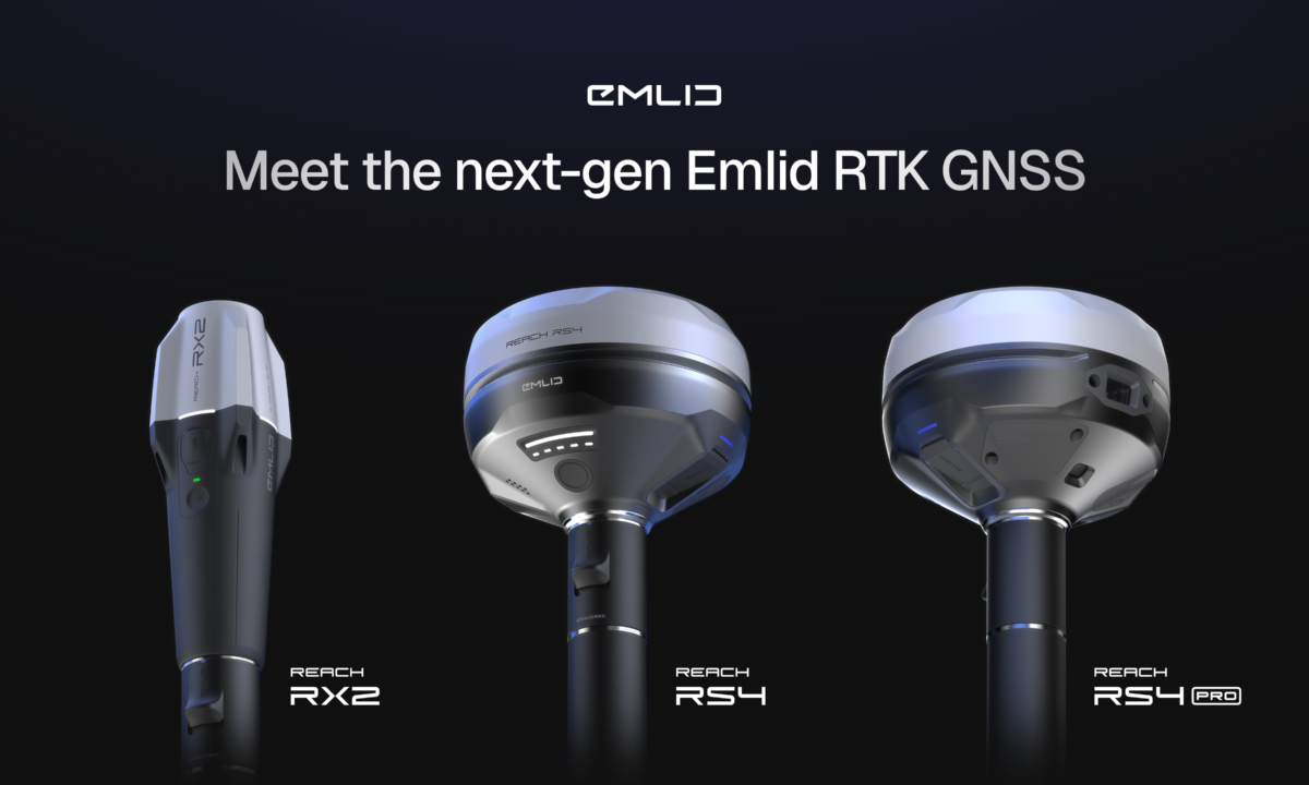 Emlid renouvelle sa gamme GNSS RTK avec les Reach RX2, RS4 et RS4 Pro