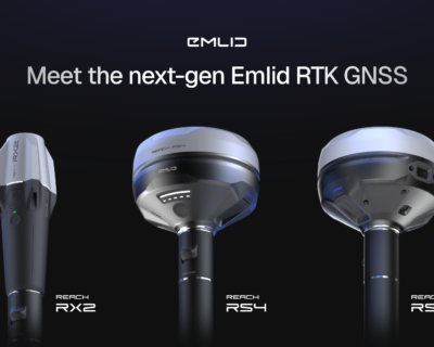 Emlid renouvelle sa gamme GNSS RTK avec les Reach RX2, RS4 et RS4 Pro